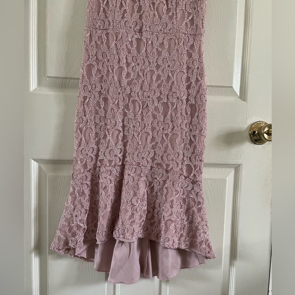 Enfocus Studio Mauve Lace Dress - Picture 3 of 9